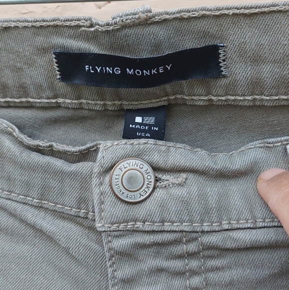 Flying Monkey Low Rise Zip Fly Stretch Skinny Jeans Size 31 - Picture 5 of 12
